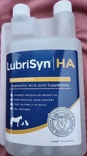 SEALED Equine & Pet LubriSyn HA Hyaluronic Acid Joint Supplement 32oz / 1 Quart 