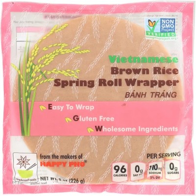 Rice Wrapper Brnrc Vietnm 8 Oz(Case Of 6) By Star Anise