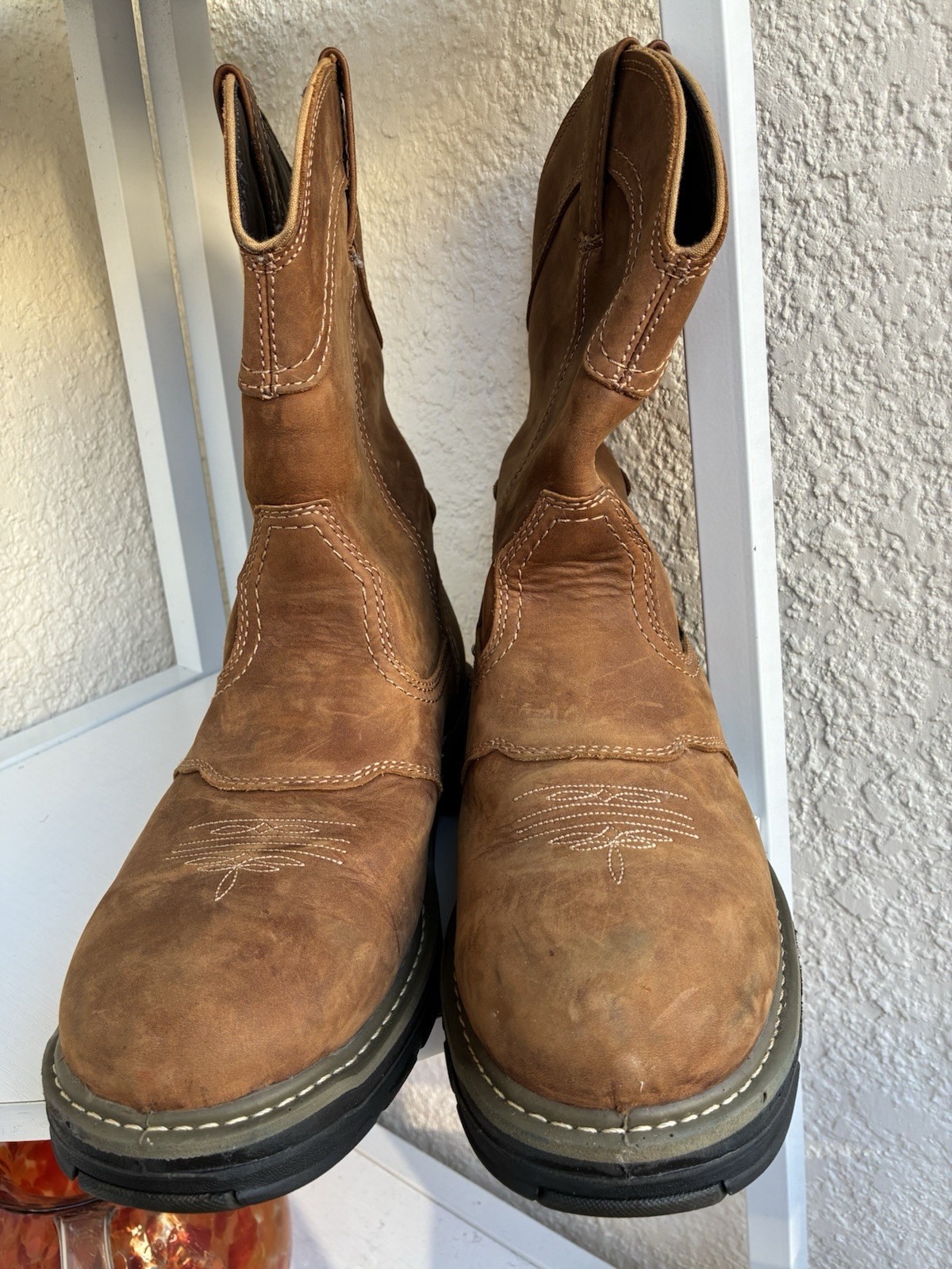 Wolverine Multishox Waterproof Pull-On Work Boots… - image 5