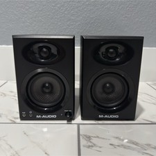 M-Audio BX3 Graphite Active 2-Way Studio Monitor Speakers Wired Black