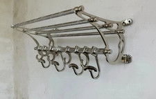 Rack Luxury French Coatrack Luggage Train Wall Mounted Nickle 24'' Inches Rack