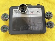 Toyota Aygo Genuine Locking Wheel Nut Set Including Key
