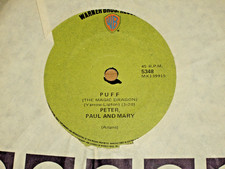 PETER, PAUL AND MARY *OZ 7" 45 ' PUFF THE MAGIC DRAGON ' 1965 GC+