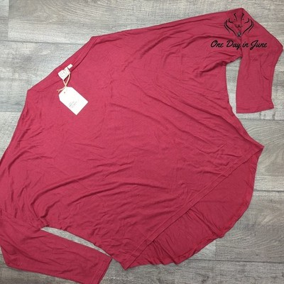 Grace & Emma Long Sleeve Tee Shirt Size L
