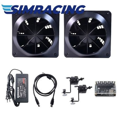 SIMDT 8m/s Low Noise Wind Speed Kit for Logitech & Thrustmaster Sim Rigs