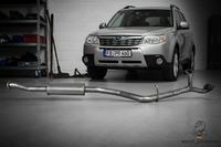 Imasaf EndschalldäMpfer Subaru Forester SchalldäMpfer Auspuff Auspuffanlage