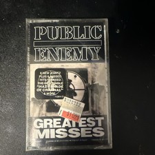 Public Enemy - Greatest Misses Cassette Tape Rare 1992 Sony NEW Sealed