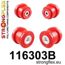 STRONGFLEX PU HINTERACHSTR&Auml;GER - BUCHSENSATZ MERCEDES CLK W209 U. A. 116303B ROT