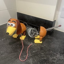 Disney Pixar Toy Story Pull Along Slink Slinky Dog Toy Talking Disney Store