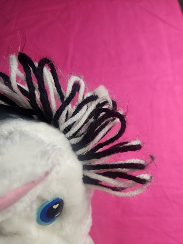 Vintage 1980's Tonka Zoo Babies Baby Zebra Plush Stuffed Animal W/Bib - Picture 5 of 10