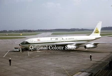 Aircraft Slide - TMA B.707-327C N7096 @ MAN 1971    (A173)