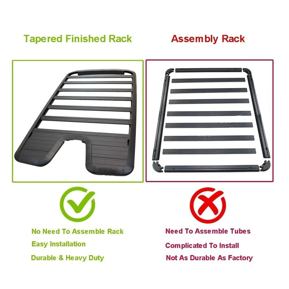 Tapered Expedition Roof Rack Fits For Land Rover Defender 110 L851 2020-2026 Foto 2 de 4