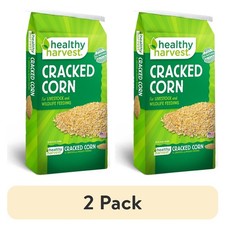 2 Pack of 40 lb Cracked Corn for Poultry Livestock Chicken Goats Feed