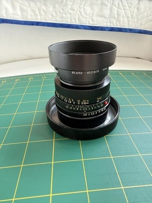 Leica Elmarit-R 35mm f/2.8 Lens  Made in Germany Clean Glass Vintage w/case