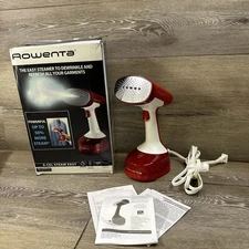 Rowenta X-Cel Easy Steam Handheld Steamer for Clothes 15 Second Heatup, 5 Red 