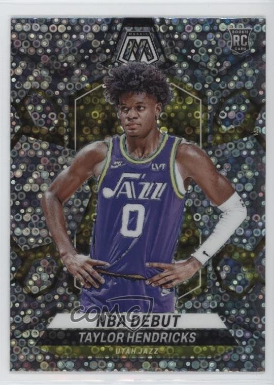 2023-24 Mosaic NBA Debut Fast Break Silver Prizm Taylor Hendricks Rookie RC 1n87