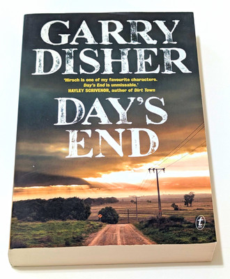 Garry Disher Day's End Paperback Fiction Crime Novel Australian Edition
