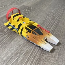 Vintage 1984 GI Joe Tiger Force Tiger Shark ARAH Boat Military Yellow Incomplete