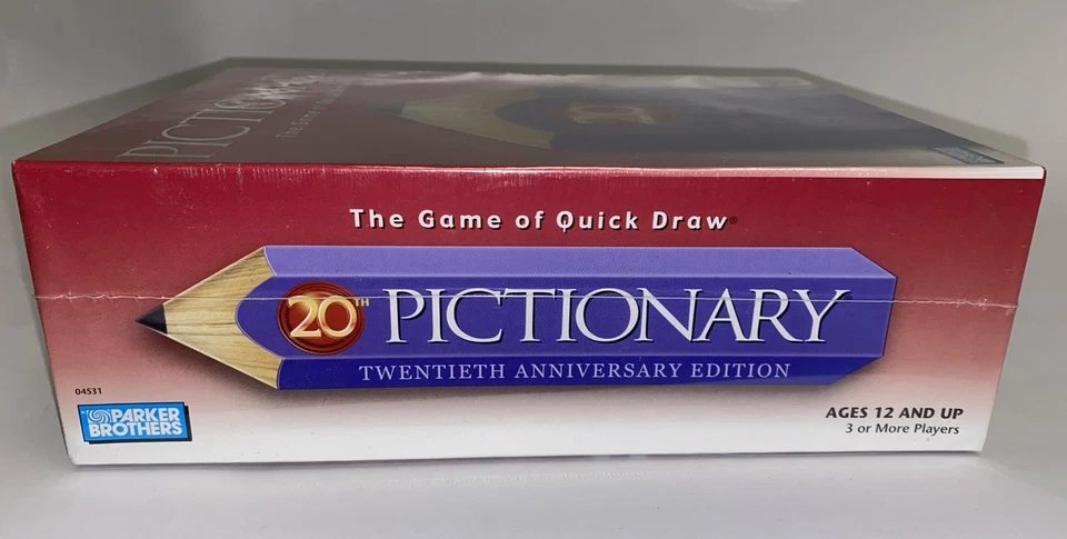 Pictionary Game of Quick Draw Edición 20 Aniversario Parker Brother De Colección 2005 Foto 4 de 4