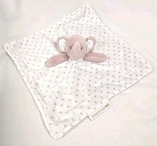 Blankets  Beyond 12" Elephant Baby Lovey Security Blanket Lilic  White Stars