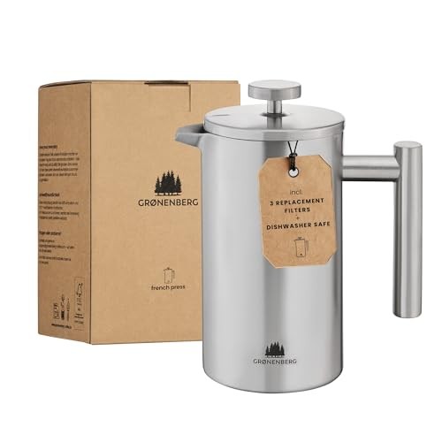 Groenenberg French Press 600ml I Insulated cafetiere I  Assorted sizes 