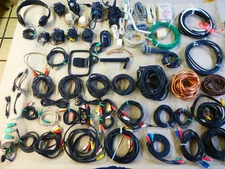 ASSORTED CABLES/CONNECTORS RCA cables-PC connectors-Microphone