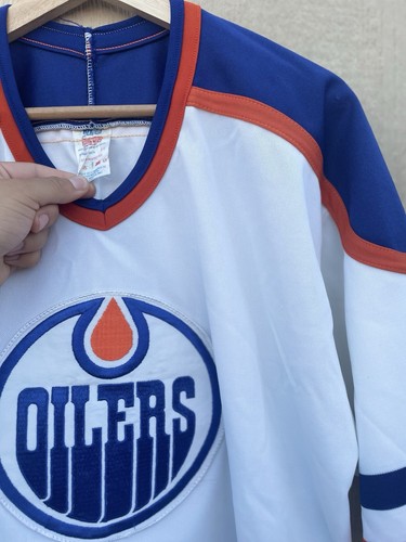 CCM Vintage Hockey Wayne Gretzky Edmonton Oilers Jersey Size L - Picture 4 of 10
