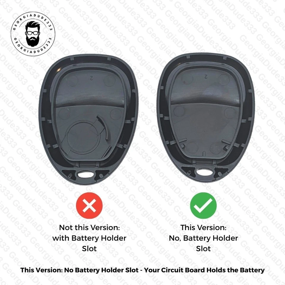 Carcasa de mando a distancia sin llave de repuesto apta para Chevrolet Uplander 2005-2007 Foto 3 de 4