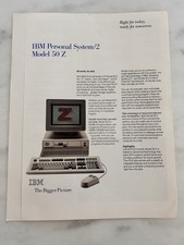 Vintage Computer Brochure IBM 1988 Personal S...
