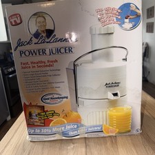 Jack LaLanne's Power Juicer - Neu im Karton, Karton leicht beschädigt, Entsafter geschützt