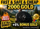 Mortal Online 2 Coins 2000 Gold ?+5% Bonus?  Fast Delivery & Cheap MO2 Mo 2