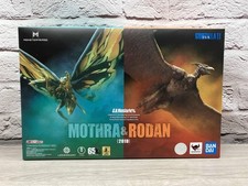  USED BANDAI SPIRITS S.H.MonsterArts Mothra 2019  Rodan 2019 Action Figure