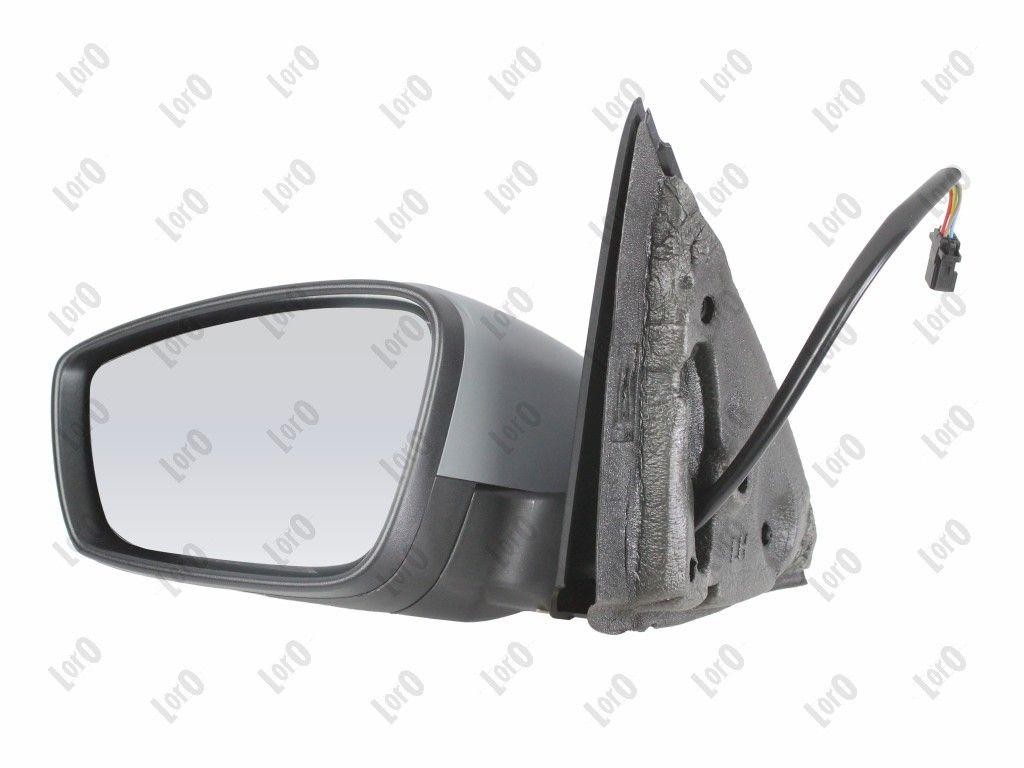 ABAKUS Left Exterior Mirror 3514M07 Electric Convex Heated 6-Pin w Blink Grey