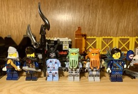 Lego Ninjago Movie 70631 Volcano Lair (Incomplete) W/Shark Army Minifigures 