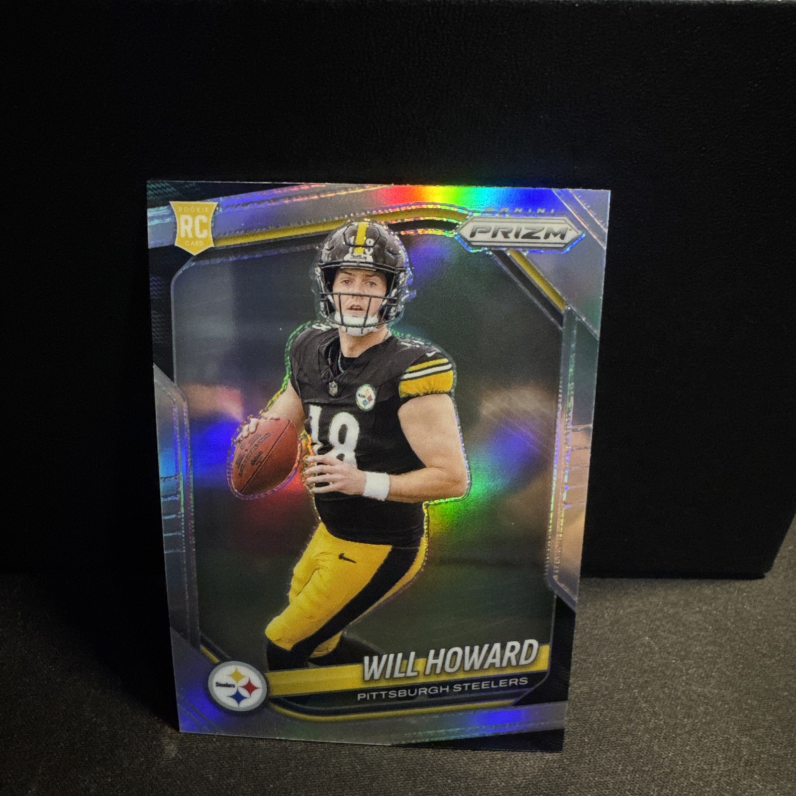 2025 Prizm Will Howard Silver Prizm #367 Rookie RC Pittsburgh Steelers
