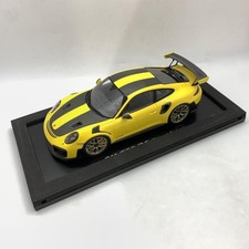 Used Spark 1 18 Porsche 911 (991) GT2 RS Yellow Black Limited to 1911 Excellent