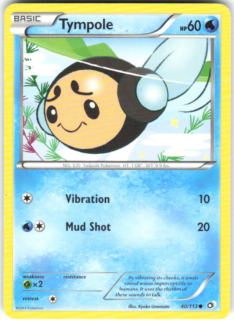 Tympole 40/113 Legendary Treasures Pokemon MP
