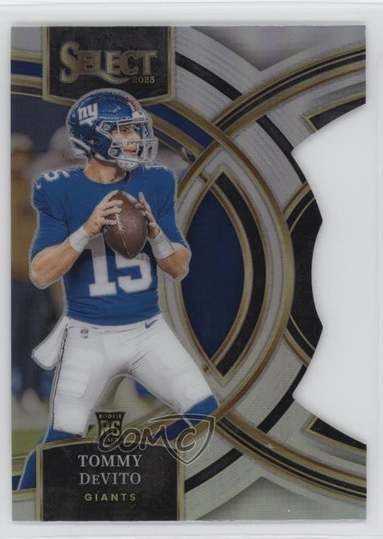 2023 Select Premier Level Silver Prizm Die-Cut Tommy DeVito #102 Rookie RC 0s07