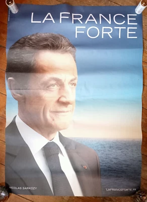 AFFICHE POLITIQUE PRESIDENTIELLES - FRANCE - 2012 - SARKOZY - 60 x 83 - Photo 1/4