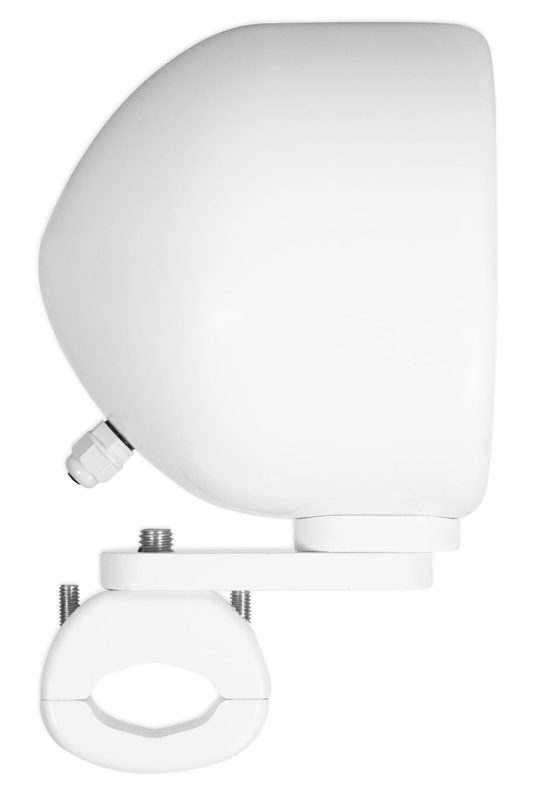 2 Rockville MAC40B - 4 Белых поворотных алюминиевых динамика на мотоциклетном руле