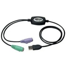 USB to ps2 PS/2 keyboard Adaptor Cable KVM Active Converter Tripp-Lite B015-000
