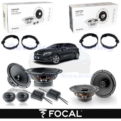 Coffers Speaker Front+Rear Focal Auditor ASE165 ACX165 for Mercedes Classe A