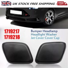 Front Pair Bumper Headlight Washer Jet Cover Cap for Ford Focus MK3 2010-2014