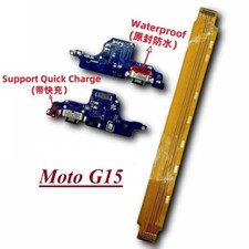 OEM Type-C Charging Port Jack Board MotherBoard Cable Flex For Motorola Moto G15