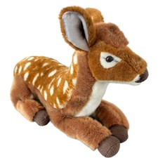 fao schwarz deer plush 17 inches brown spotted