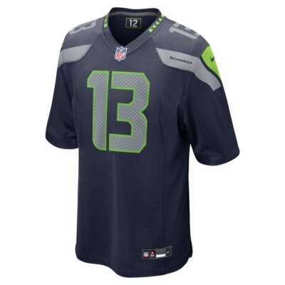 アイドル XG Seattle Seahawks uniform size L Men's Nike Grey Zabel College Navy Seattle Seahawks 2025 NFL Draft