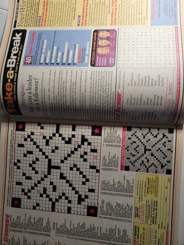 Star Magazine X3 Britney Spears 2002 !! Empty Crosswords !! Vintage Set Tabloid - Picture 8 of 9