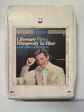 LIBERACE Plays Rhapsody in Blue 8 Track - Tested