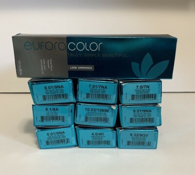 Eufora Color LOW Ammonia 3.4oz/100ml - YOU CHOOSE 