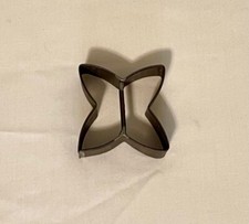 Vintage PA German Four-Point Star Design Handmade Tin Cookie Cutter